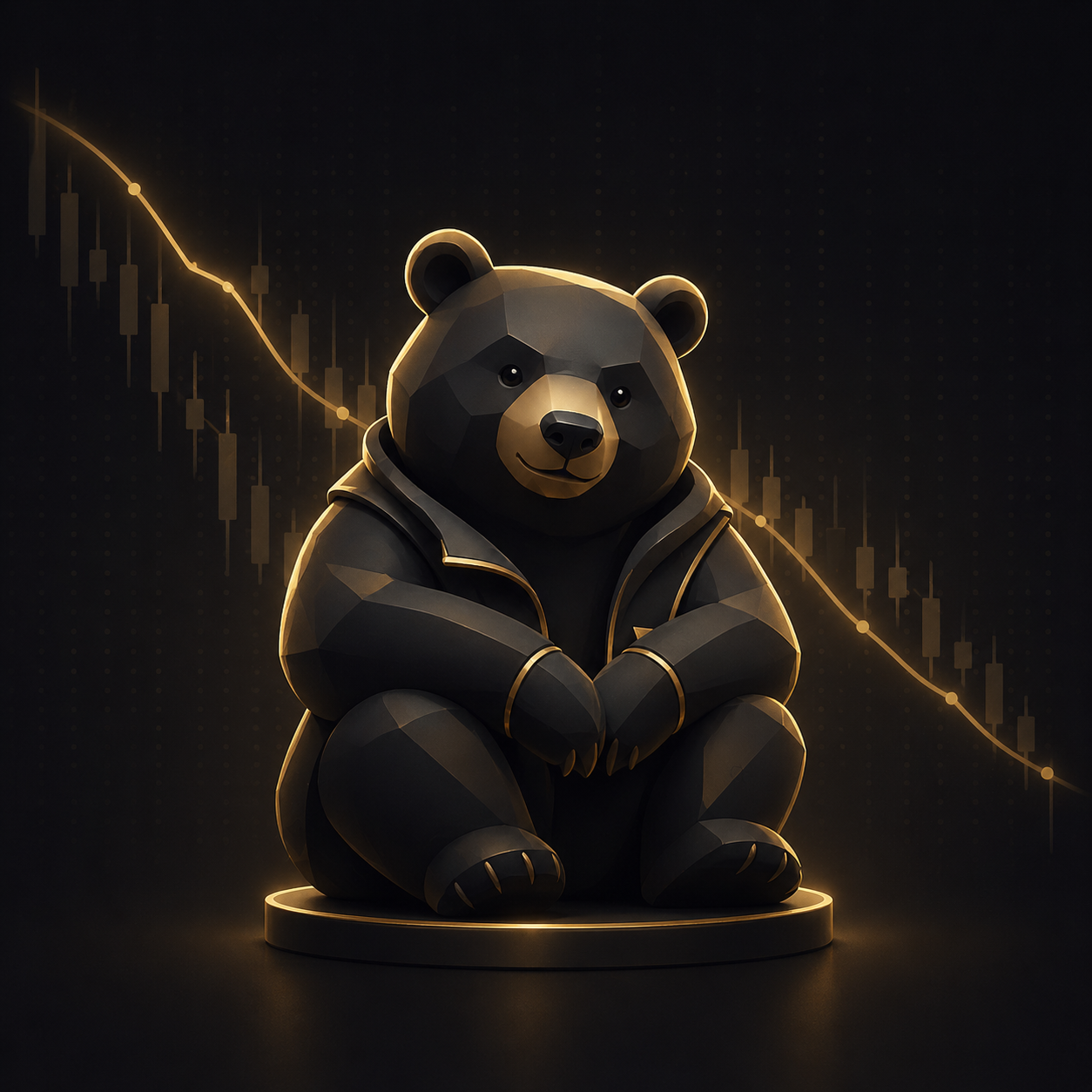 Bear market illustration